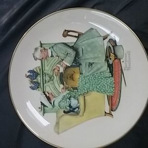 1973 Gorham, Norman Rockwell decorative plate